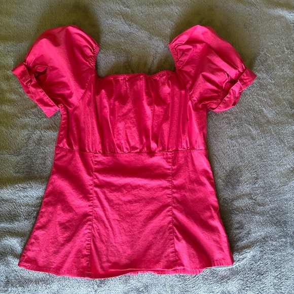 Size S fuschia princess blouse by Odille - Picture 2 of 3